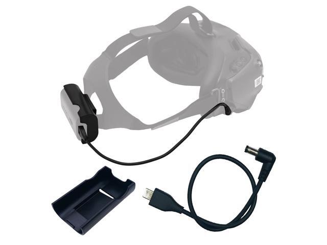 Power Cable and Battery Bracket for FPV Goggles V2, Battery Clip Holder and Charging Cable for FPV Combo Goggles Accessories