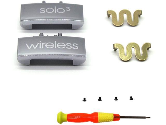 Replacement Headband Hinge Clip Cover + Pin Repair Parts Kits Compatible for Wireless Over-Ear Headphones (Silver)