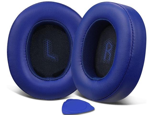 Replacement Earpads for Over-Ear Wireless Headphones, Ear Pads Cushions with Softer Protein Leather, Noise Isolation Foam - Blue