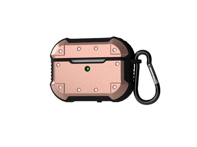 AirPods Pro Case - Rugged, Protective and Secure Hard Case Cover with Carabiner Clip and Visible LED Charging Indicator - Wireless Charging...