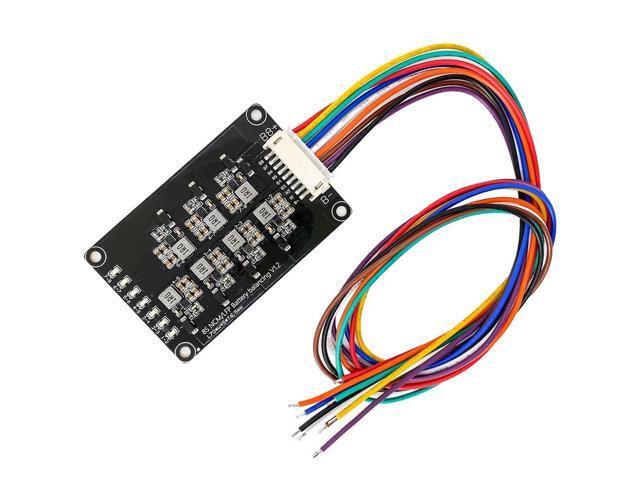 8S 1.2A Inductive Active Equalizer Balancer Energy Transfer Board Li-ion Lipo Lifepo4 LFP Lithium Battery Balance BMS Balancing Protection PCB