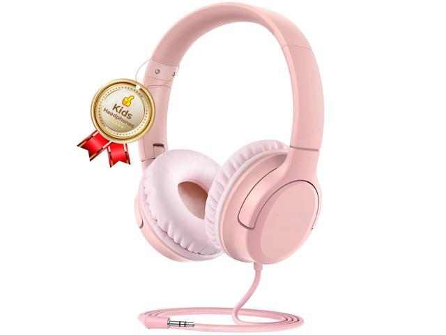 Kids Headphones, Wired Foldable On-Ear Headphones for Kids, Volume Limiter 94dB, Headphones for School Classes Travel, 3.5mm Jack Kids Headset...