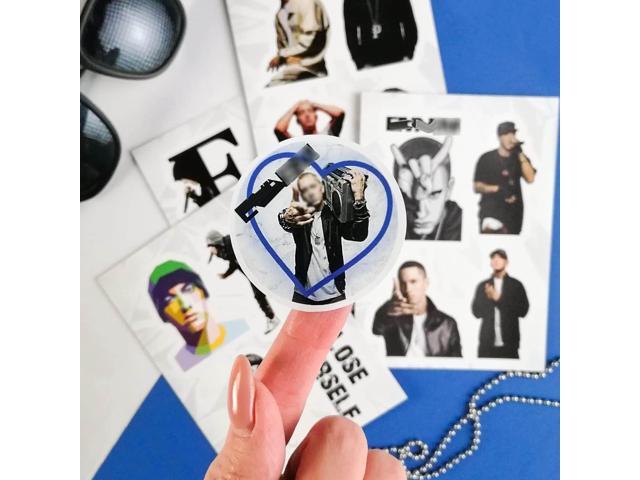 Detroit Rapper Stickers, Rap Stickers for Adults, Strong Adhesive & Waterproof Decals, Skate Decals for Laptop