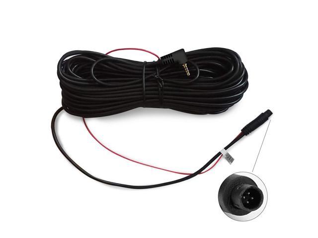 50Feet Backup Camera Extension Cord Cable for Dash Cam(4 pin,2.5mm)