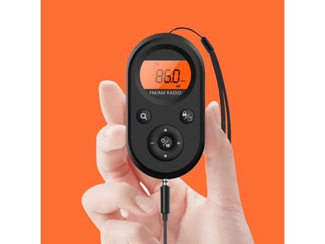 Portable Radio, Personal Pocket Radio Rechargeable with Best Reception, Long Battery Life, Stereo Earphone, Small Digital Transistor Radios for...