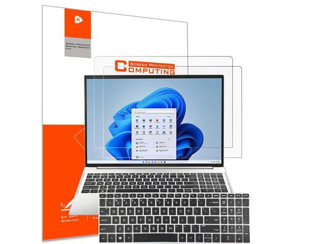 2 PCS Anti-Glare Screen Protector for 15.6 inch Laptop Screen Shield Guard Keyboard Skin