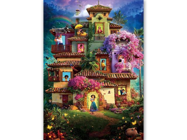 Backdrop, 7x5FT Magical House Background Movie Banner Party Decor Cartoon Theme Birthday Party Backdrop Supplies for Girls