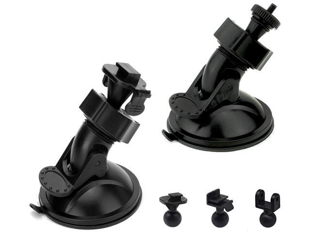 S20 (2pcs) Suction Cup Dash Cam Mount Holder, with 5pcs Joints, for Most Car Dash Cameras