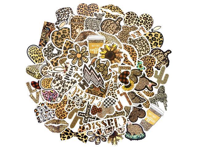 100 Pcs Print Stickers Pack Vinyl Waterproof Print Stickers Aesthetic Decals for Women Laptop, Guitar, Water Bottles, Car, Party Favors, Bumper,...