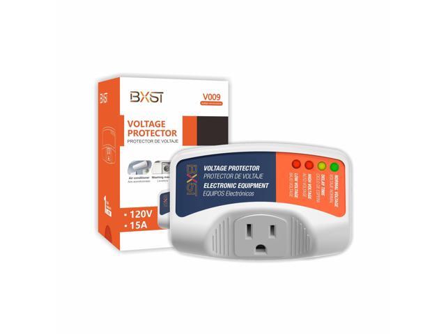 One Outlet Plug in Voltage Protector for Home Protects Against High and Low Voltage Surge Protector for Refrigerator/TV/PC 120V 1800W (1 Pack)