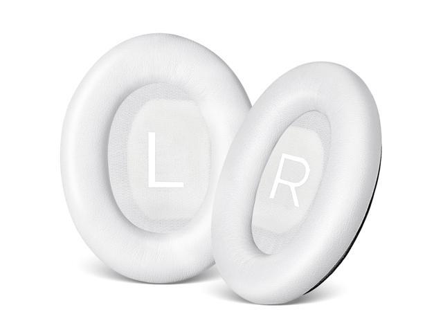 Replacement Ear-Pads Cushions for QuietComfort 45 35 35ii, Premium Ear Covers Compatible with QuietComfort SE/New QuietComfort Headphones (White)