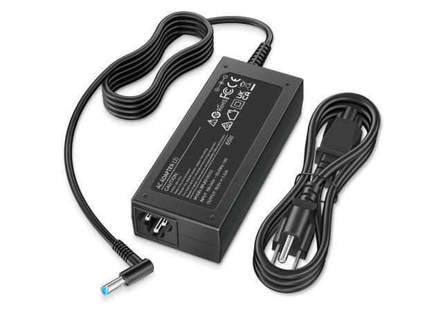 Charger Compatible with HP Laptop Computer 65W 45W Smart Blue Tip 4.5mm Compatible with HP Pavilion x360 14/15/17, Envy 13/15, EliteBook ProBook.