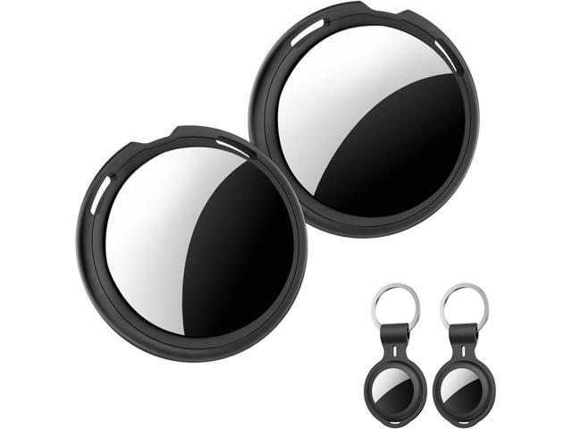 2 Pack Smart Tracker Tags [Apple MFi Certified] Air Tracker Pair with Find My (iOS Only) Bluetooth Tracking Devices Tags Gloable Coverage Locator.
