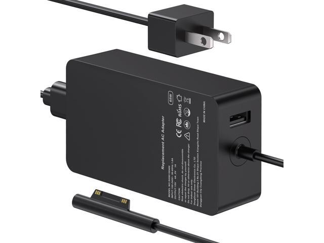 65W Surface Pro Charger Compatible with Microsoft Surface Pro 11 10 9 8 7+ 7 6 5 4 3 X,Surface Laptop 7 6 5 4 3 2 1, Go 3 2 1,Book 3 2 1,65W Power...