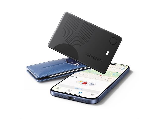 FineTrack Slim Wallet Tracker Card (iOS Only), Bluetooth Air Tracker Tags Compatible with Apple Find My, Smart Tags for Wallet,Luggage, 7 Years.