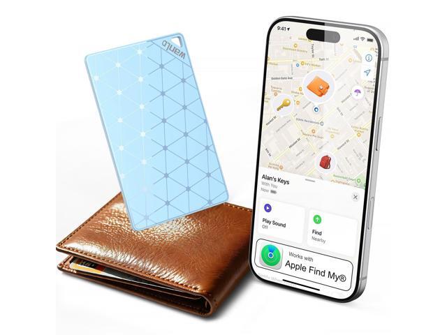 Wallet Tracker Card, [Apple MFi Certified] Ultra-Thin Item Finder Works with Apple Find My (iOS Only), Over 5-Year Battery Life, Slim Bluetooth...