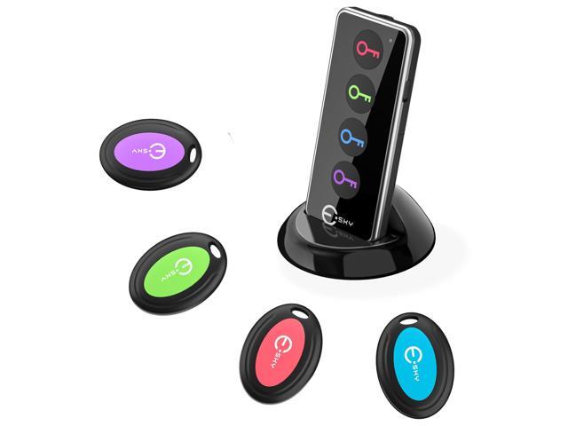 Key Finder Locator with Sound, 80dB Item Trackers with 131ft Range Beeper Tags, Wireless Key Finders for Finding Keys Wallet Remote Control Pet.
