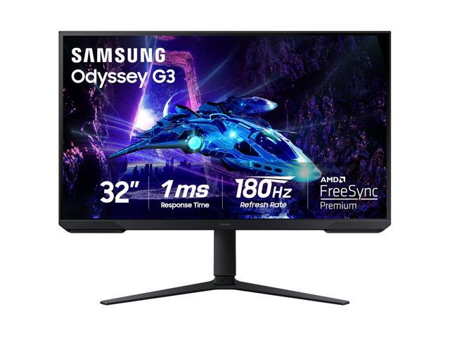 32-Inch Odyssey G3 (G30D) Series FHD Gaming Monitor, 1ms, 180Hz, AMD FreeSync, Adjustable Stand, Black Equalizer, Virtual Aim Point, Eye Saver...