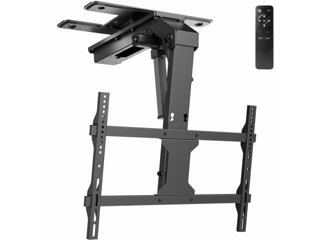 Electric Flip Down and Swivel Ceiling TV Mount for 37 to 70 inch Screens, Large Motorized Flat Ceiling VESA Mount, Holds up to 99 lbs, App and...