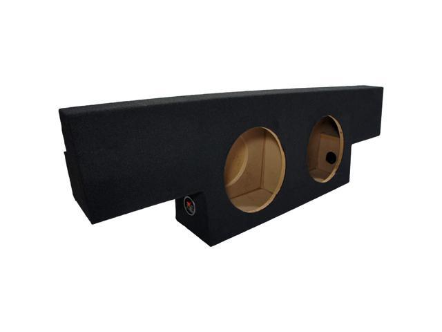 ASC GM2X10-CREW-NOHD-BS Compatible with Chevy Silverado or GMC Sierra 1500 Non-HD Crew Cab Truck 2001-2006 Dual 10' Subwoofer Speaker Enclosure