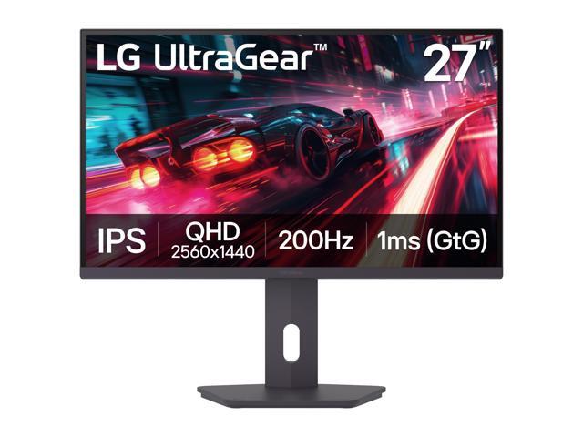 27G610A-B 27-inch Ultragear QHD (2560 x 1440) IPS Gaming Monitor, 200Hz, 1ms, AMD FreeSync Premium, VESA DisplayHDR 400, HDMI, DisplayPort,...