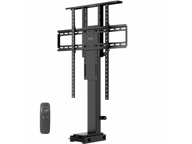 Motorized TV Stand for 32 to 65 inch Screens, Vertical Lift Television Stand with Remote Control, Compact TV Mount Bracket, MOUNT-E-UP65A