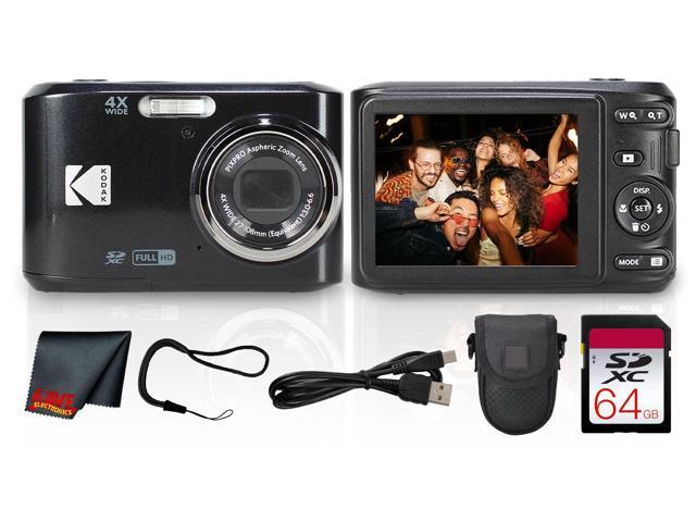 PIXPRO FZ45 Digital Camera (Black) 16MP Sensor, 4X Optical Zoom, 27mm Wide-Angle Lens & Full HD Video Great for Travel & Family Photos (FZ45BK)...