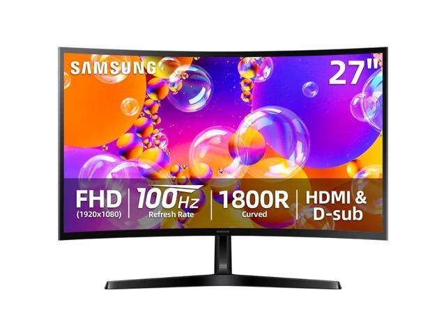 27 inch FHD Gaming Monitor, S3 Series, 100Hz, 1800R Curved, G-Sync Compatible, Contrast Ratio 3000:1, Flicker-Free, Game Mode, HDMI & VGA,...