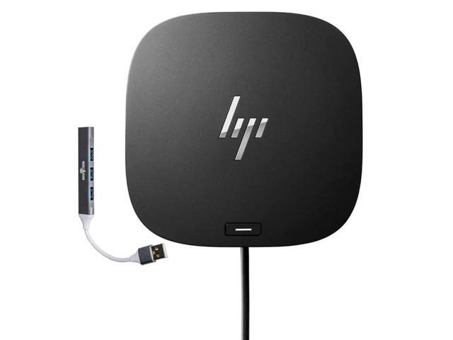 USB-C Essential Dock G5 (1 SuperSpeed USB Type-C; 2 USB Type-A;1 Audio Jack; 2 DisplayPort 1.4; 1 HDMI 2.0; 1 RJ-45; 2 SuperSpeed USB Type-A.