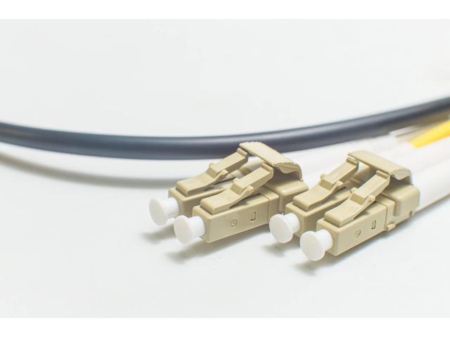 60M OM4 LC LC Fiber Optic Cable Indoor/Outdoor 100Gb Duplex 50/125 LC to LC Multimode Jumper 60 Meter (196.85ft) 10/40/100g sfp+ 100gbase lc-lc.