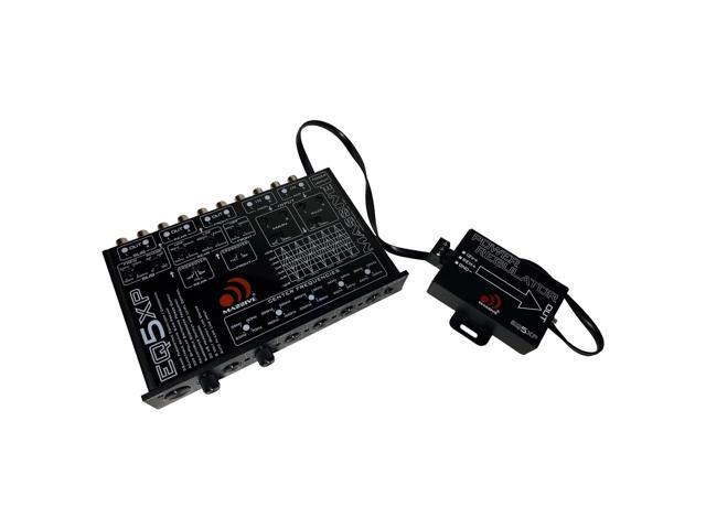 EQ5XP 5-Band Car Audio Parametric Equalizer with 9V Line Driver, Subwoofer Control & Adjustable Fader - in-Dash EQ for Pro Sound Tuning
