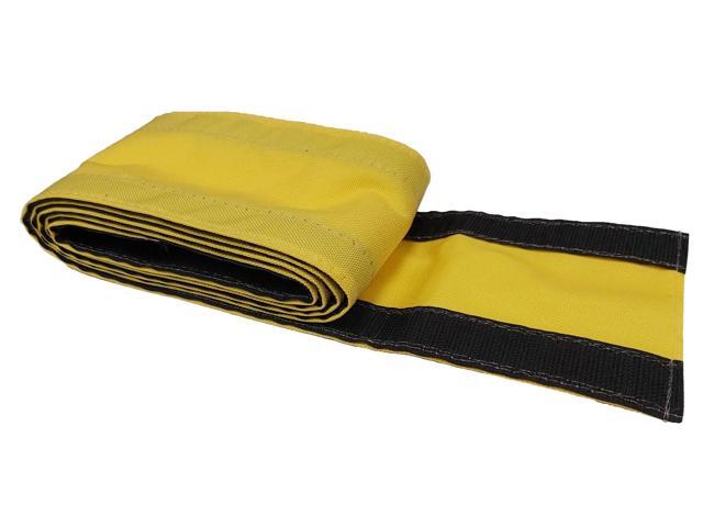 Carpet Cord Cover 3 Inch Wide 30 Feet Long Yellow Floor Cord Cover Durable Cordura Nylon Carpet Cable Cover Cord Hider Cable Protector