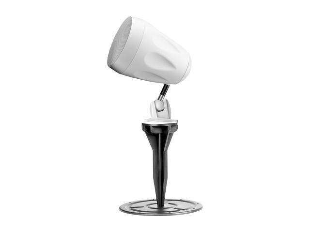 Forza 4' Landscape In Ground/Mountable 80W Speaker, Commercial 70V Tap, Outdoor Weather Resistant, White (Single)