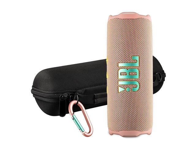 FLIP 7 (Pink) Waterproof Portable Speaker Bundle with X-Halo Hardcase (Black)