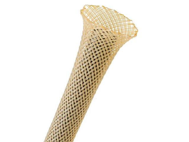 1.75' PET Expandable Braided Sleeving - Color: Beige - Length: 200FT