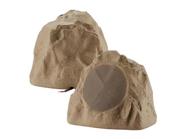 2R8S Outdoor Sandstone 8' Rock 2 Speaker Set for Deck Pool Spa Yard Garden