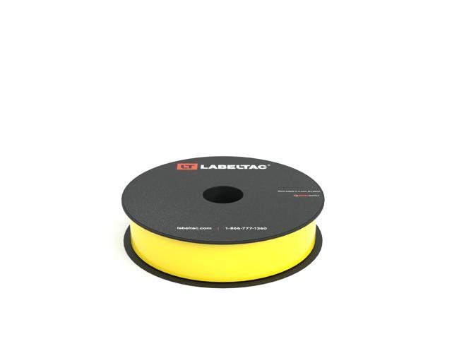 Indoor/Outdoor Vinyl Label Supply, Industrial Label Tape for 4 & Pro X Printers, Durable Facility & Warehouse Label Material - Yellow, 1in x 150ft