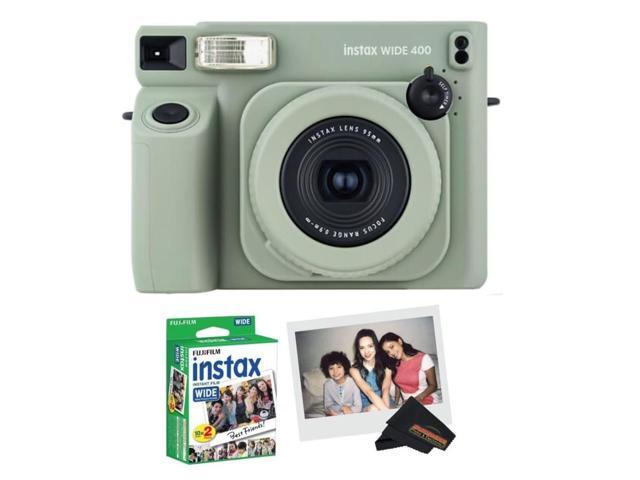 INSTAX Wide 400 Instant Camera - Sage Green (Camera w/Wide Twin Pack)