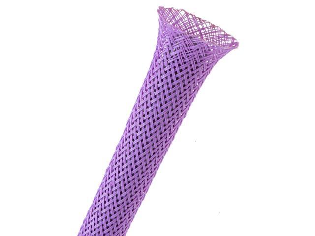 1.25' PET Expandable Braided Sleeving - Color: Purple - Length: 250FT