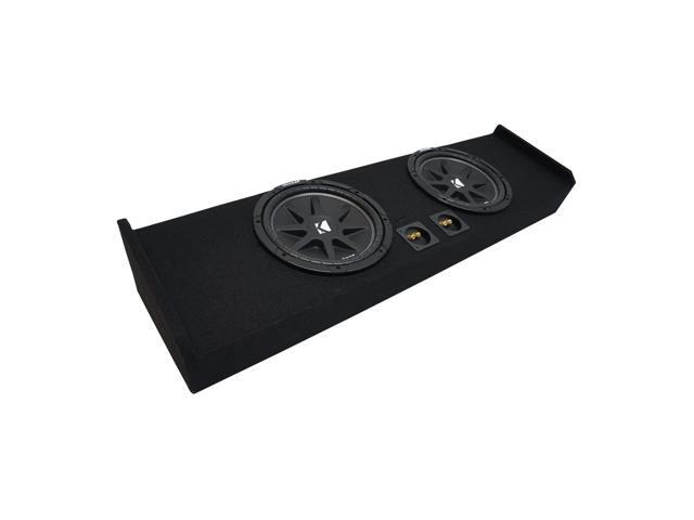 43C104-N Compatible with Ford F-150 Super Crew Truck 2009-2015 Comp C10 Dual 10' Sub Box Enclosure - Final 2 Ohm