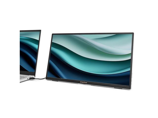 Solo Essential 15.6' Portable Monitor for Laptop with Protective Sleeve FHD Dual Screen w/Kickstand, USB & HDMI Laptop Screen Extender ...