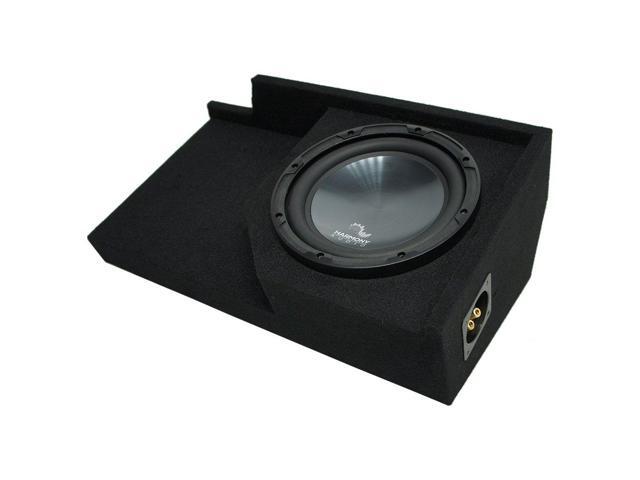 Compatible with 1988-1998 Chevy CK Silverado Ext Truck Harmony R124 Single 12 Sub Box Enclosure