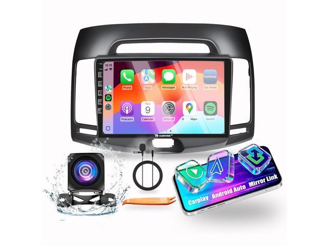 for Hyundai Elantra 2007-2010 CarPlay Android Auto Navigation Stereo GPS Radio Reverse Camera Display 9' IPS Touchscreen Headunit Tablet Pad Media.