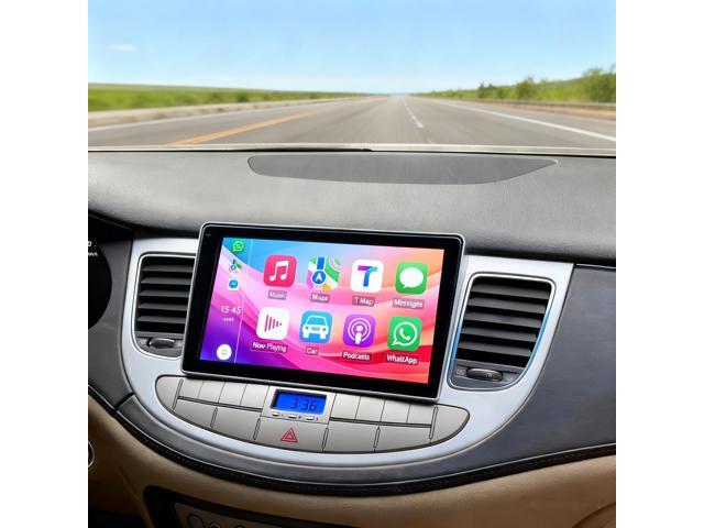 Android 13.0 Double Din Car Stereo for Hyundai Genesis Sedan 2009-2014, 9 Inch HD Touch Screen Car Audio Receiver with GPS Navigation Bluetooth.