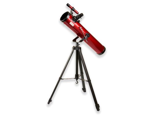 Red Planet 35-78x76mm Newtonian Reflector Telescope (RP-100), Red
