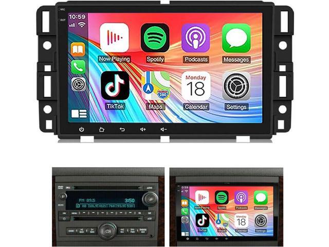 2+32G Car Radio for GMC Yukon 2007-2014 Wireless Carplay & Android Auto 8 Inch IPS Touch Screen for GMC Yukon Car Stereo BT FM in Dash GPS WiFi SWC