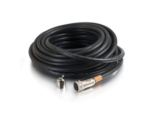 Legrand In-Wall Coaxial Cable, Black Coax Cable, CMG-Rated Coaxial Cable, 50 Feet In-Wall Cable, 1 Count, 60005