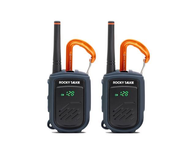 Mountain Radio - Long Range Walkie Talkie, FRS Handheld Radio, 4 Day Battery Life, Max Durability, 2 Pack