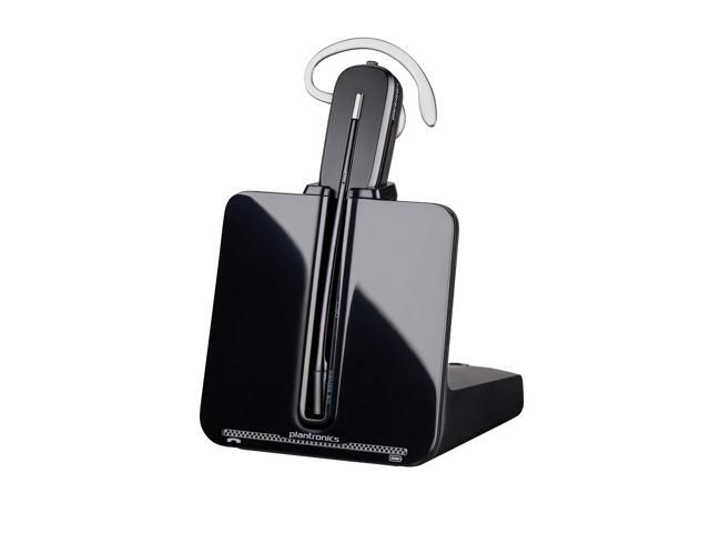 CS540 Wireless DECT Headset (Poly) - Single Ear (Mono) Convertible (3 Wearing Styles) - Connects to Desk Phone - Noise Canceling Microphone