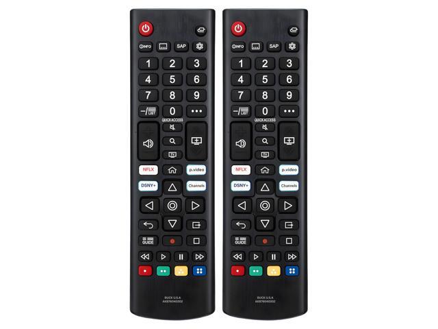 2 Pack AKB76040302 LG TV Remote Control Replacement for Smart TV - Easy Setup Remote, Streaming Shortcuts - Works with LG 4K, UHD, LED, OLED Smart... 2 Pack AKB76040302 LG TV Remote Control Replacement for Smart TV - Easy Setup Remote, Streaming Shortcuts - Works with LG 4K, UHD, LED, OLED Smart...